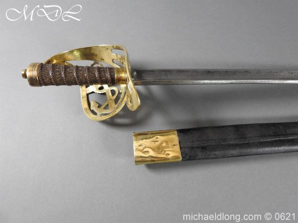 British Naval Officer's Slotted Hilt Short Sword - Image 21