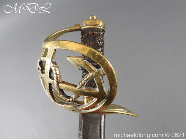 British Naval Officer's Slotted Hilt Short Sword - Image 11