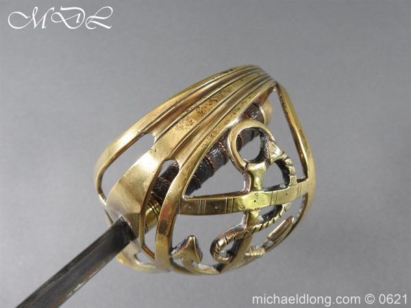 British Naval Officer's Slotted Hilt Short Sword - Image 9