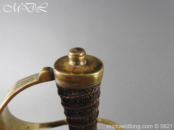 British Naval Officer's Slotted Hilt Short Sword - Image 6