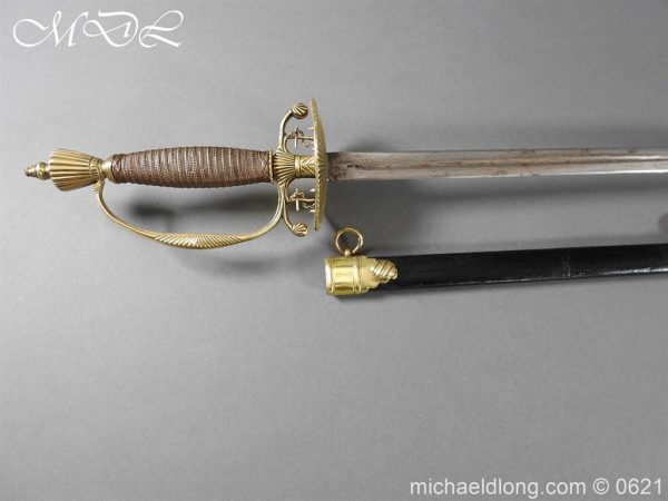 English Naval Officer’s Small Sword - Image 2