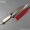 English Silver Mounted Bowie Knife