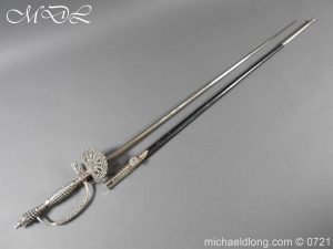 Edwardian British Cut Steel Small Sword