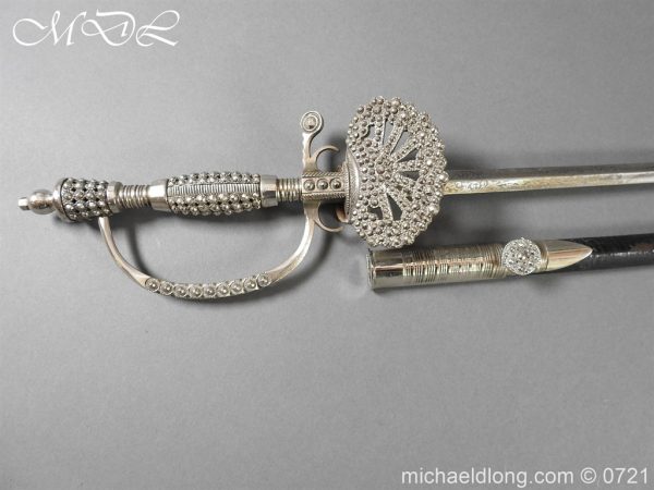Edwardian British Cut Steel Small Sword - Image 2