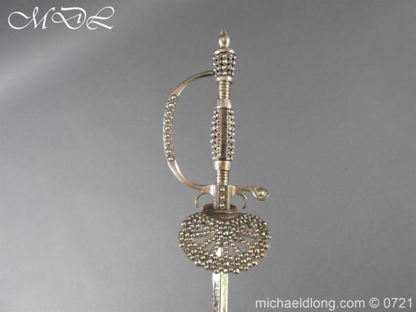 Edwardian British Cut Steel Small Sword - Image 9