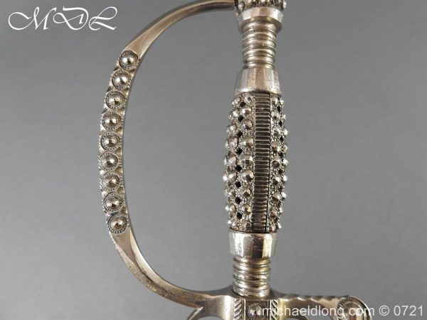 Edwardian British Cut Steel Small Sword - Image 7