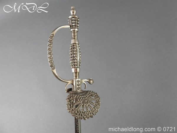 Edwardian British Cut Steel Small Sword - Image 4