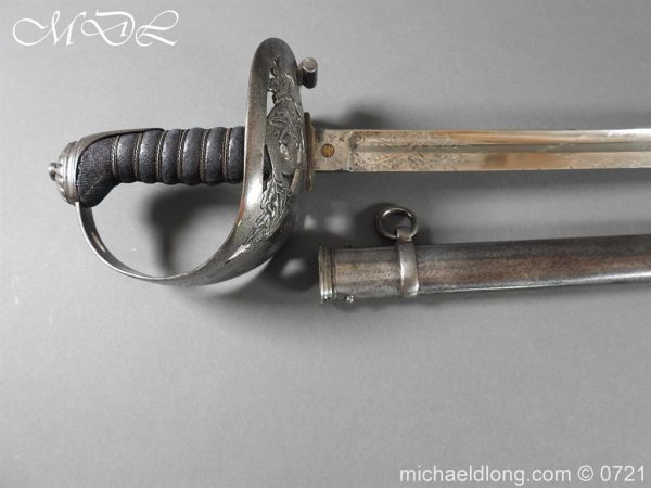 Victorian Warwickshire Rifle Volunteers Officer’s Sword - Image 2