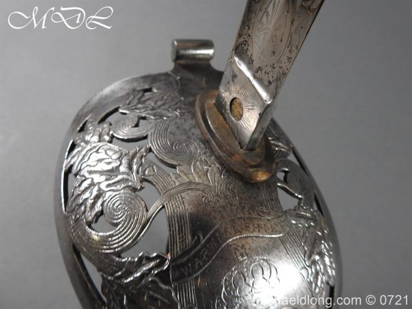 Victorian Warwickshire Rifle Volunteers Officer’s Sword - Image 12