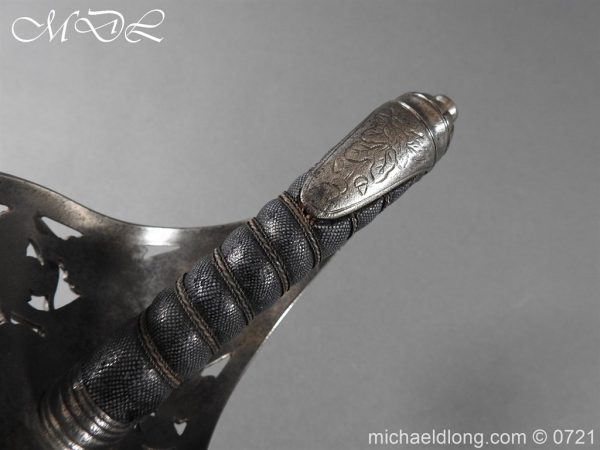 Victorian Warwickshire Rifle Volunteers Officer’s Sword - Image 6
