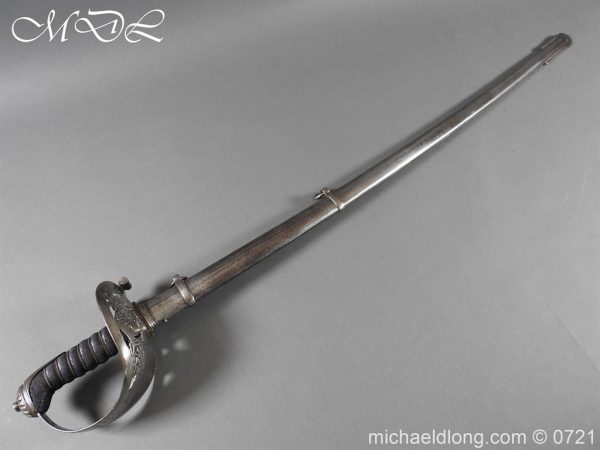 Victorian Warwickshire Rifle Volunteers Officer’s Sword - Image 3