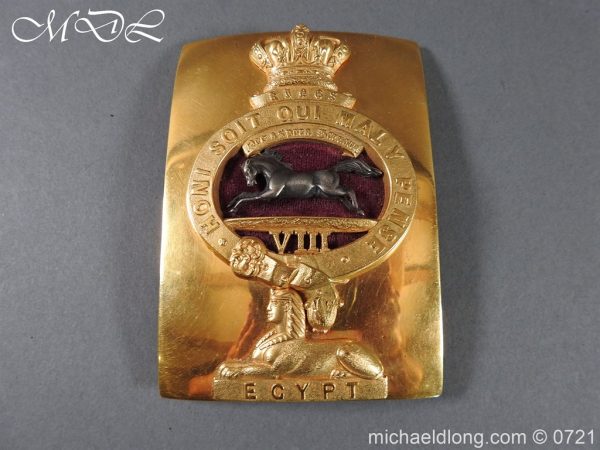 The Kings 8th Foot Liverpool Regiment Officer’s Plate