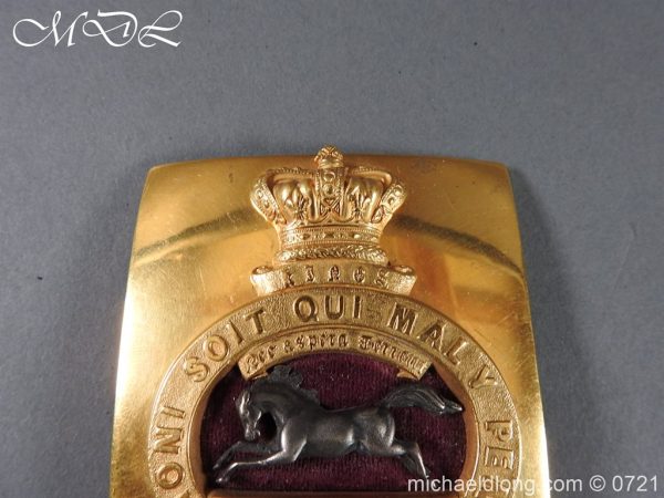 The Kings 8th Foot Liverpool Regiment Officer’s Plate - Image 2