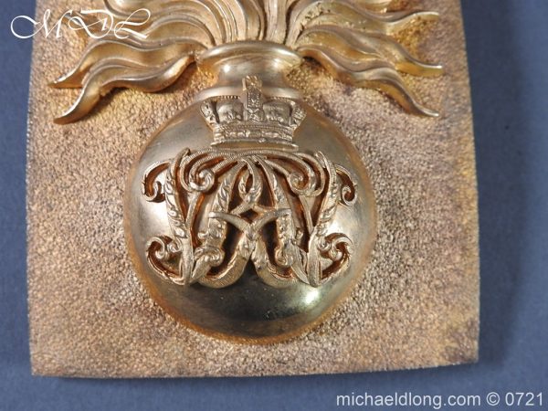 Grenadier Guards Victorian Officer’s Shoulder Belt Plate - Image 8