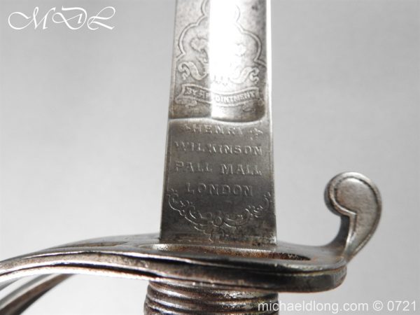 michaeldlong.com 20537 600x450 18th Hussars 1821 Officer’s Sword by Wilkinson