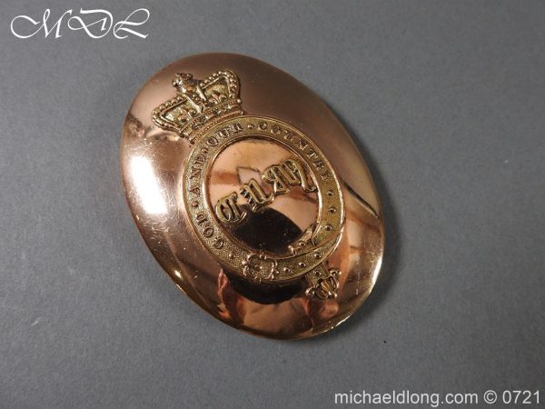 michaeldlong.com 20564 600x450 Craven Legion Yeomanry Cavalry Officer’s Belt Plate