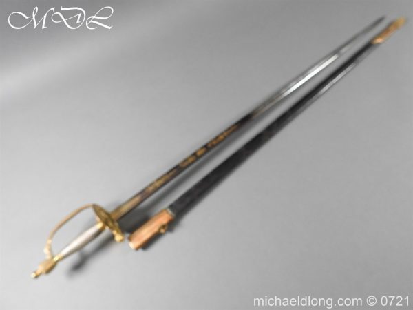 Officer’s 1796 Infantry Sword Blue and Gilt - Image 32