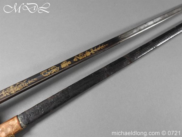 Officer’s 1796 Infantry Sword Blue and Gilt - Image 30