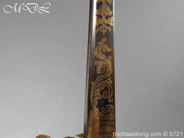 Officer’s 1796 Infantry Sword Blue and Gilt - Image 24