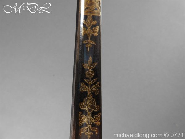 Officer’s 1796 Infantry Sword Blue and Gilt - Image 23