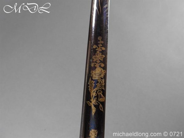 Officer’s 1796 Infantry Sword Blue and Gilt - Image 21