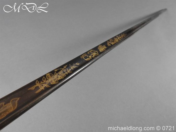 Officer’s 1796 Infantry Sword Blue and Gilt - Image 19
