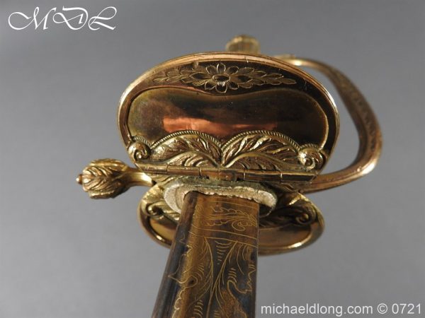 Officer’s 1796 Infantry Sword Blue and Gilt - Image 13
