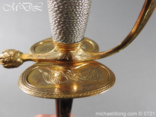 Officer’s 1796 Infantry Sword Blue and Gilt - Image 7
