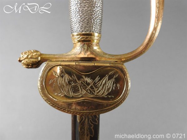 Officer’s 1796 Infantry Sword Blue and Gilt - Image 6