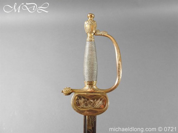 Officer’s 1796 Infantry Sword Blue and Gilt - Image 5