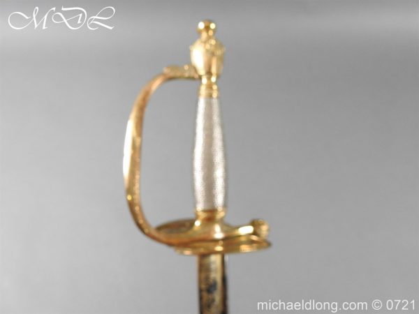 Officer’s 1796 Infantry Sword Blue and Gilt - Image 4
