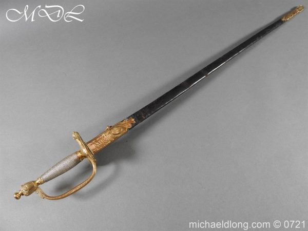 Officer’s 1796 Infantry Sword Blue and Gilt