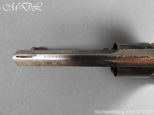 Remington Smoot New Model No 2 Rim Fire Revolver - Image 8