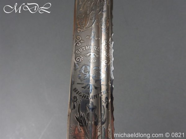 Victorian 93rd Sutherland Highlanders Regimental Dirk - Image 21