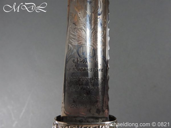 Victorian 93rd Sutherland Highlanders Regimental Dirk - Image 22
