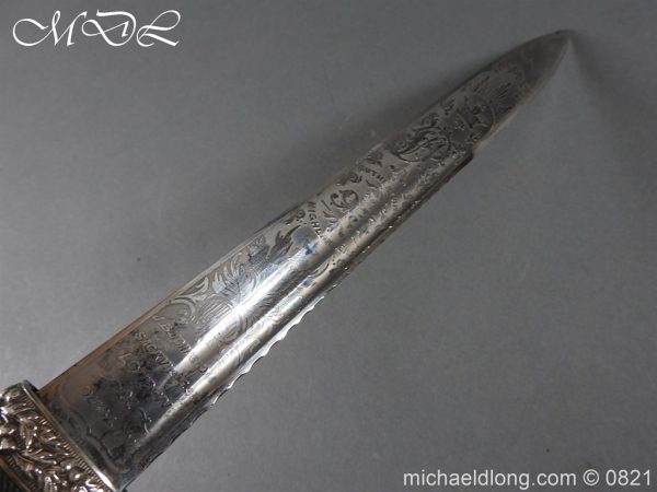 Victorian 93rd Sutherland Highlanders Regimental Dirk - Image 23