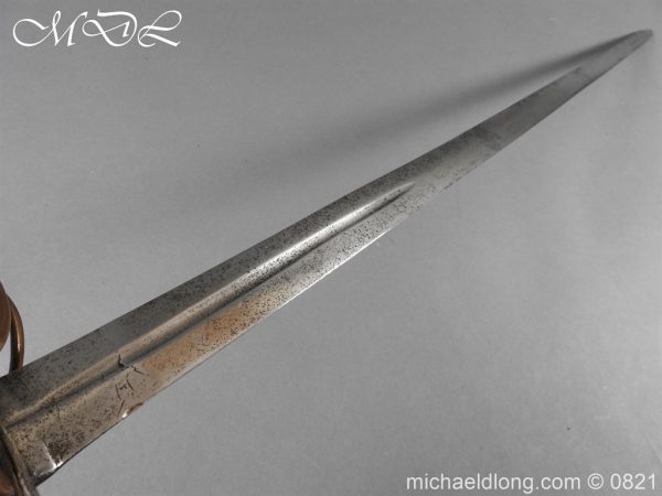 michaeldlong.com 21300 600x450 Scottish Officer's 1798 Pat Broad Sword