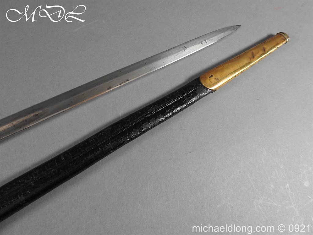 British Naval Dress Sword - Image 7