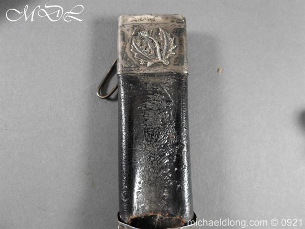 Scottish 19th century Dirk by Thomas Boog Edinburgh - Image 5