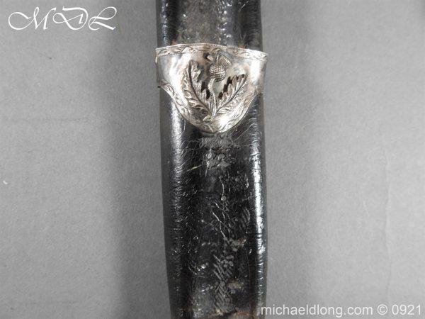 Scottish 19th century Dirk by Thomas Boog Edinburgh - Image 6