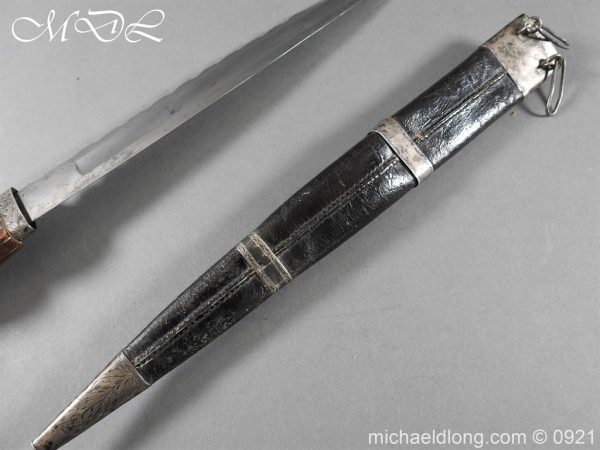 Scottish 19th century Dirk by Thomas Boog Edinburgh - Image 8