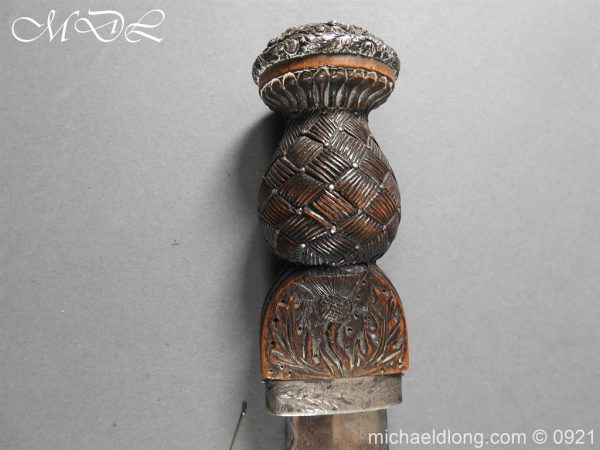 Scottish 19th century Dirk by Thomas Boog Edinburgh - Image 15
