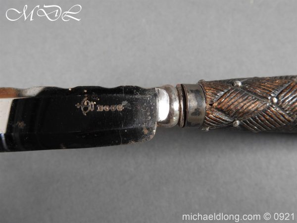 Scottish 19th century Dirk by Thomas Boog Edinburgh - Image 26