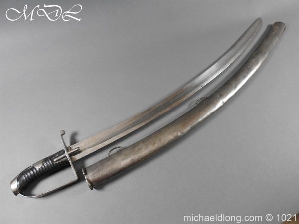 michaeldlong.com 22523 600x450 1788 British Trooper Light Cavalry Sword by Osbourne