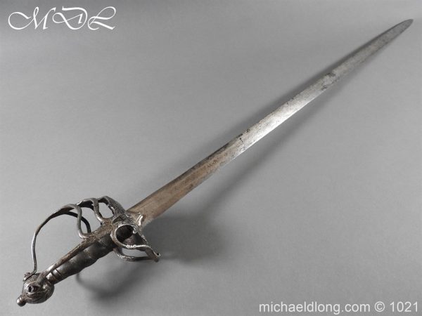 michaeldlong.com 22577 600x450 English 17th century Mortuary Sword