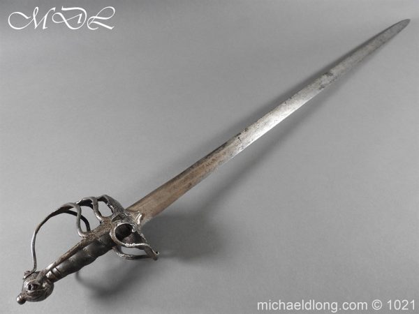 English 17th century Mortuary Sword - Image 5