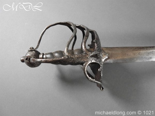 English 17th century Mortuary Sword - Image 6