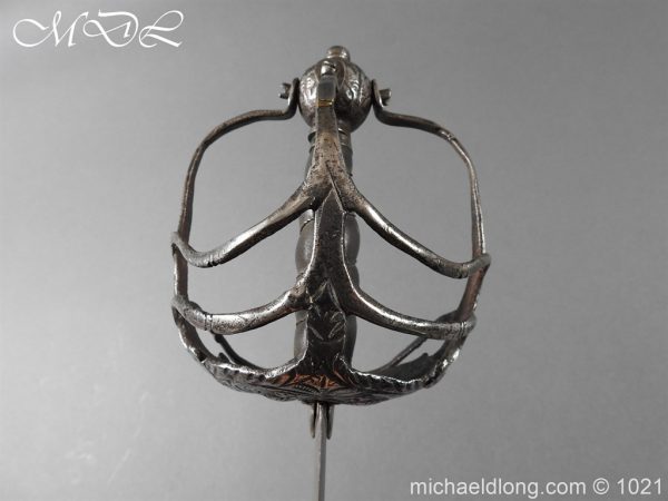 English 17th century Mortuary Sword - Image 19