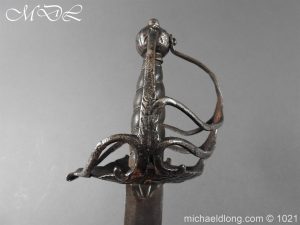 michaeldlong.com 22593 300x225 English 17th century Mortuary Sword