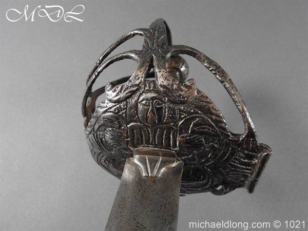 English 17th century Mortuary Sword - Image 24